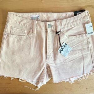 NWT Gap Pale Pink Denim Shorts Studs Shorties 25